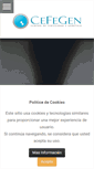 Mobile Screenshot of cefegen.es